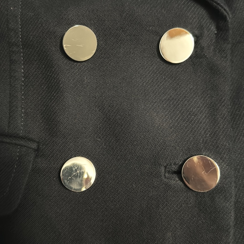 Banana Republic Tailored Navy Peacoat Sz M - Picture 3 of 6